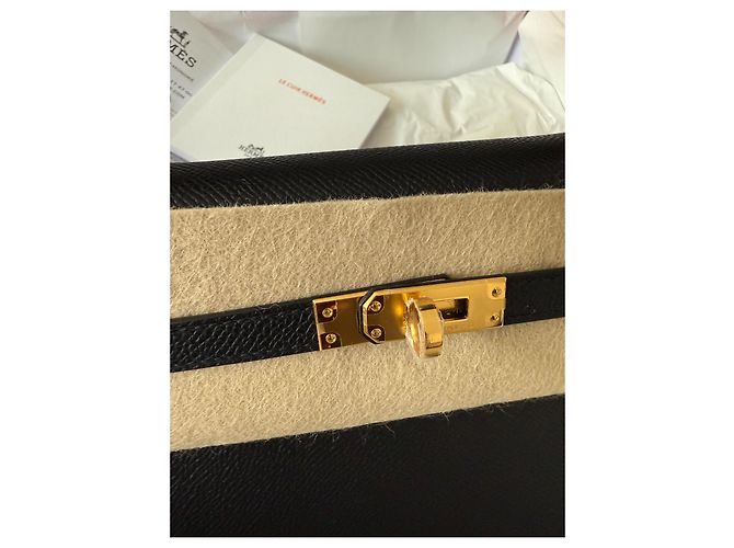 Borsa a mano Hermès Kelly 25 in pelle nera Nero - vista 16