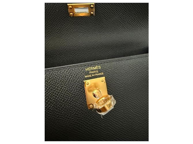 Borsa a mano Hermès Kelly 25 in pelle nera Nero - vista 8
