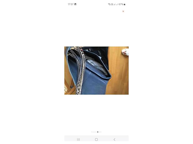 Borsa a mano/clutch Orciani Blu scuro - vista 5