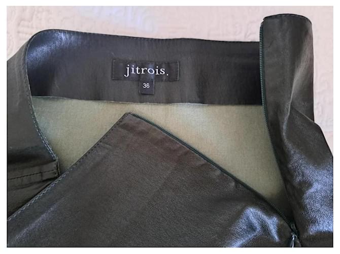Jitrois Lederrock Dunkelgrün - Ansicht 3