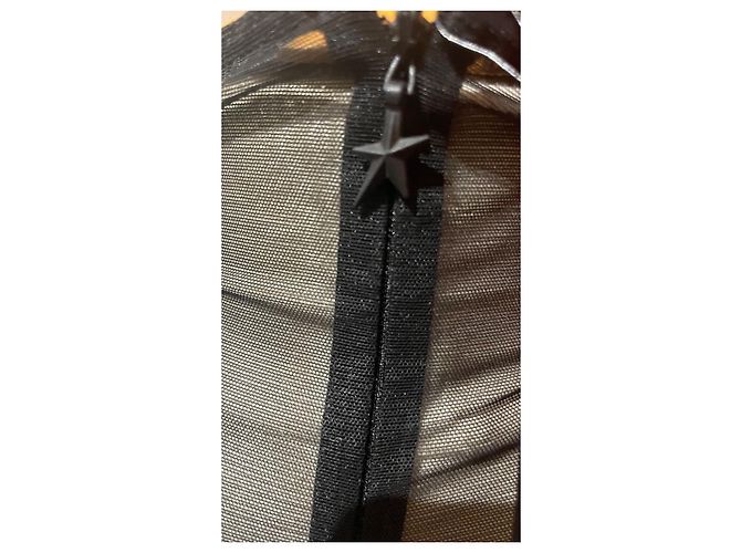 Thierry Mugler Schwarzes Stretch Strick Kleid mit Cutouts - Ansicht 6