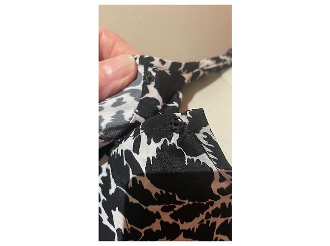 Isabel Marant Etoile Sirine Wickelkleid Schwarz Seide - Ansicht 11