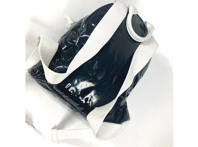 Zaino bicolore CHANEL LA PAUSA Nero Bianco - vista 11
