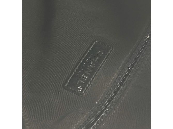 Zaino bicolore CHANEL LA PAUSA Nero Bianco - vista 15