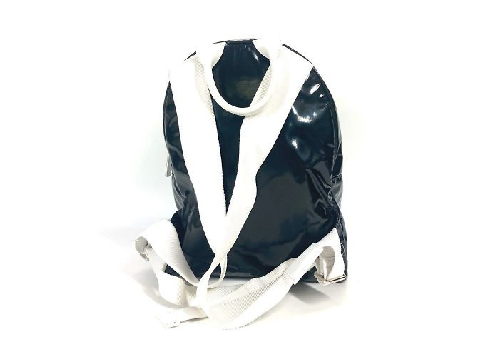 Zaino bicolore CHANEL LA PAUSA Nero Bianco - vista 2