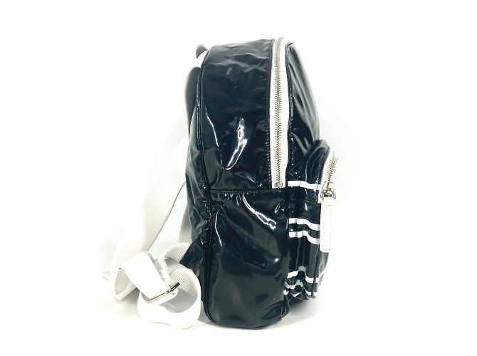 Zaino bicolore CHANEL LA PAUSA Nero Bianco - vista 3