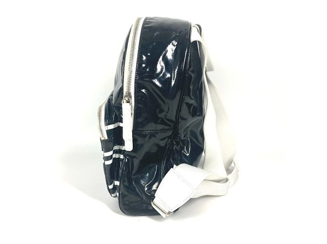 Zaino bicolore CHANEL LA PAUSA Nero Bianco - vista 4