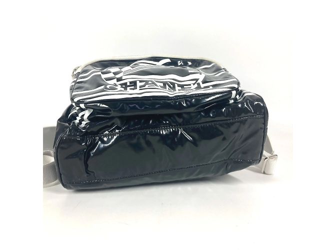 Zaino bicolore CHANEL LA PAUSA Nero Bianco - vista 5