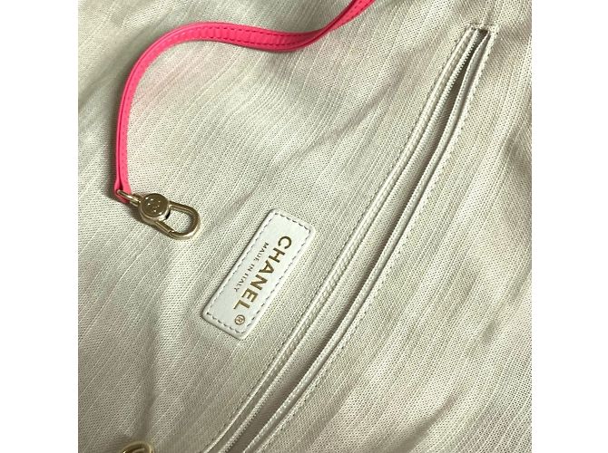 Borsa Boston Deauville con logo CC Coco Mark AS4166 di Chanel Rosa - Ansicht 11