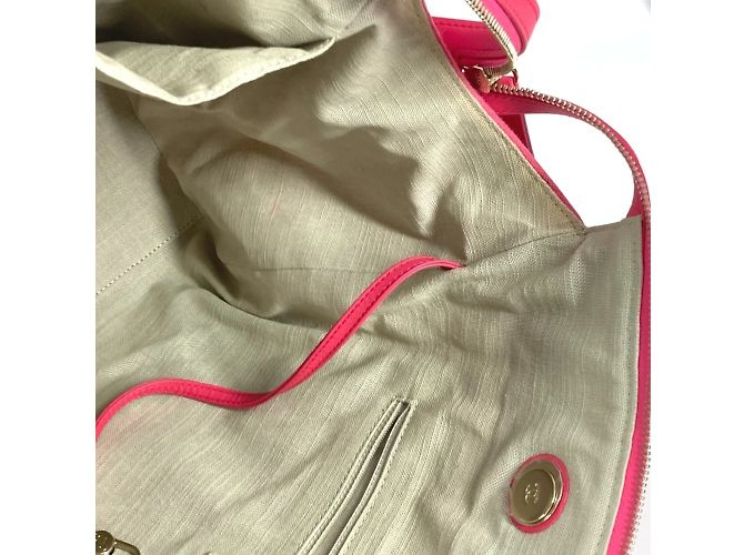 Borsa Boston Deauville con logo CC Coco Mark AS4166 di Chanel Rosa - Ansicht 13