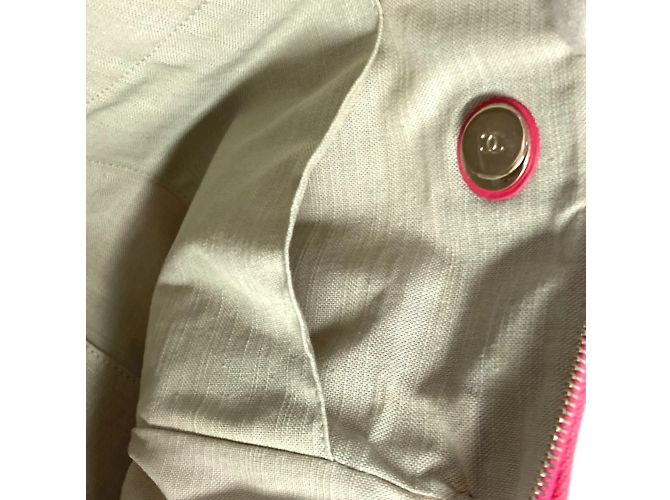 Borsa Boston Deauville con logo CC Coco Mark AS4166 di Chanel Rosa - Ansicht 14
