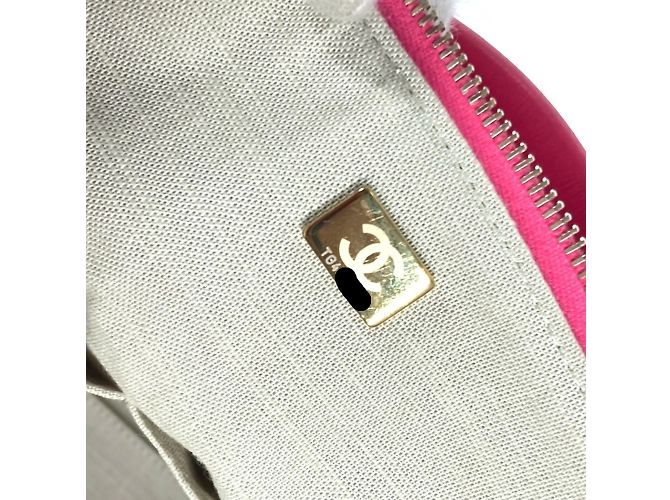 Borsa Boston Deauville con logo CC Coco Mark AS4166 di Chanel Rosa - Ansicht 15
