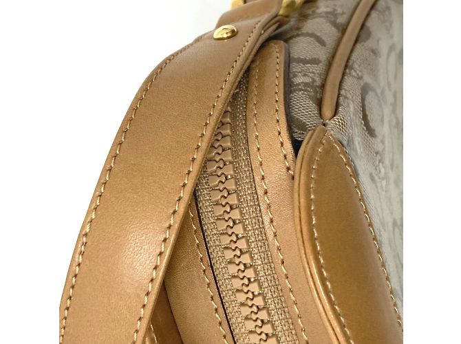 Céline Celine C Macadam Shoulder Bag Beige - view 10