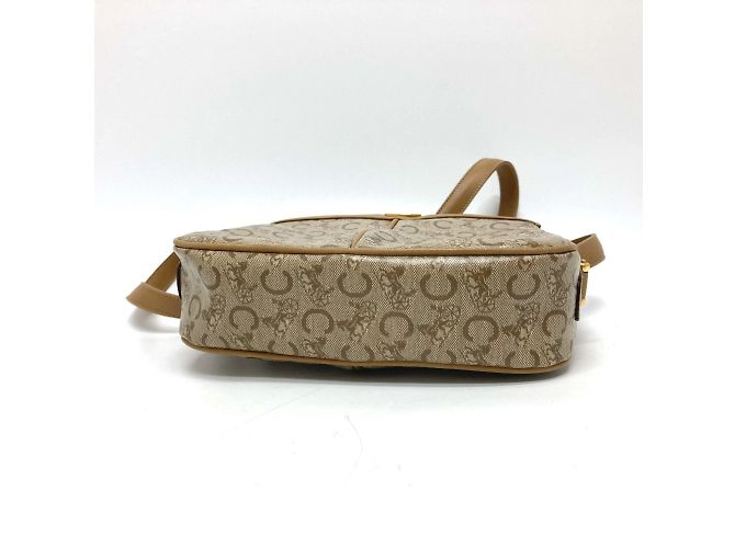 Céline Celine C Macadam Shoulder Bag Beige - view 5