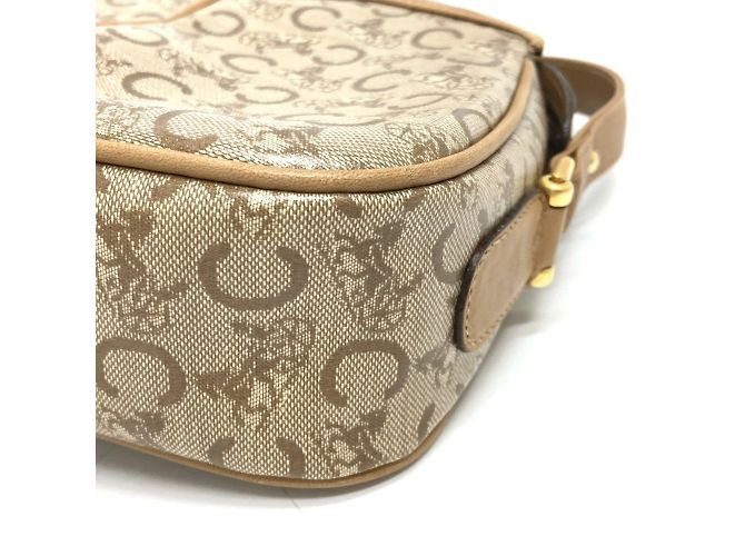 Céline Celine C Macadam Shoulder Bag Beige - view 6