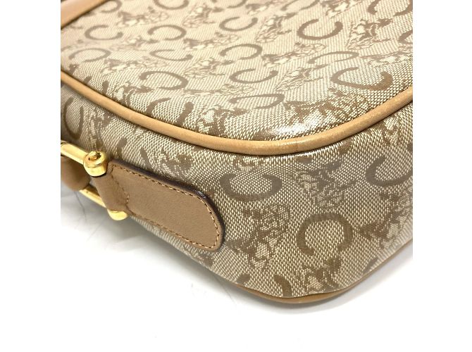 Céline Celine C Macadam Shoulder Bag Beige - view 7