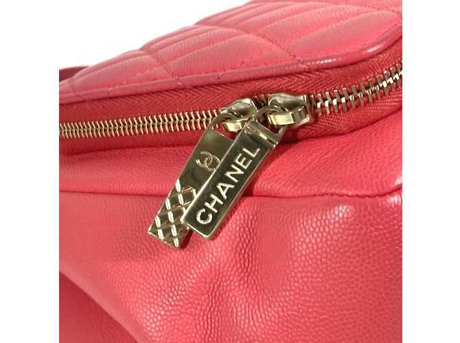 Bolso tote de piel de ternera granulada rosa Chanel A93750 - vista 18