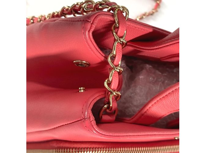 Bolso tote de piel de ternera granulada rosa Chanel A93750 - vista 6