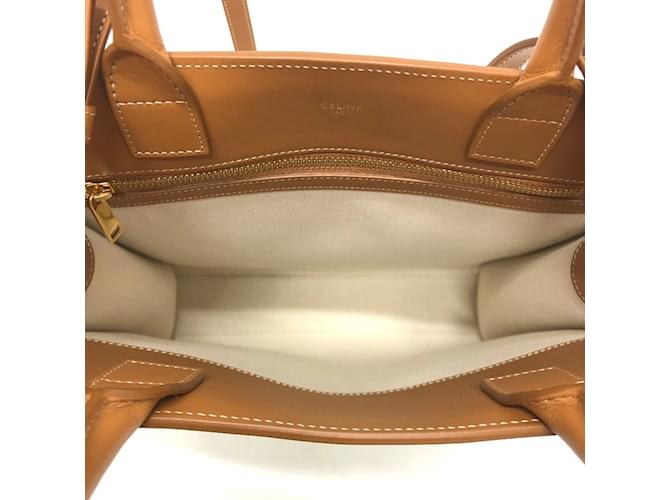 Céline Borsa Cabas Piccola Verticale 2WAY Celine Marrone Beige - vista 11