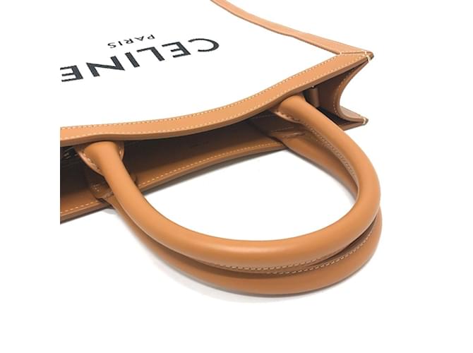 Céline Borsa Cabas Piccola Verticale 2WAY Celine Marrone Beige - vista 6