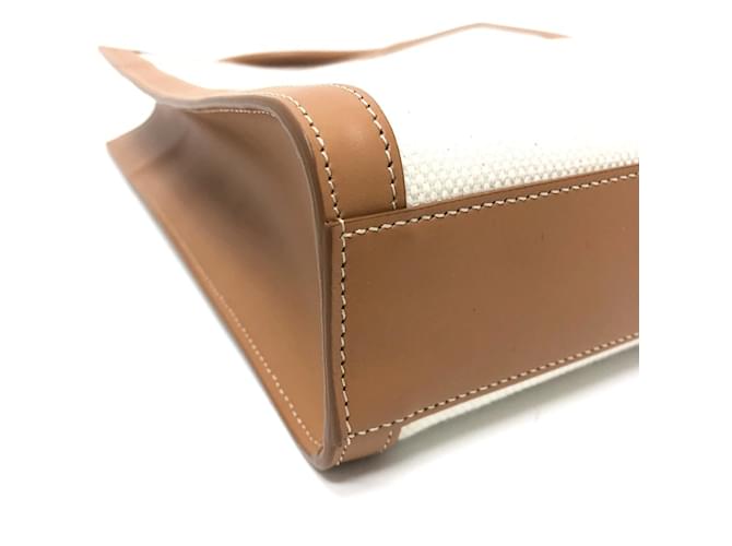 Céline Borsa Cabas Piccola Verticale 2WAY Celine Marrone Beige - vista 8
