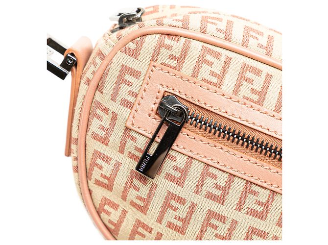 Fendi Beige Zucchino Canvas Crossbody - vista 10