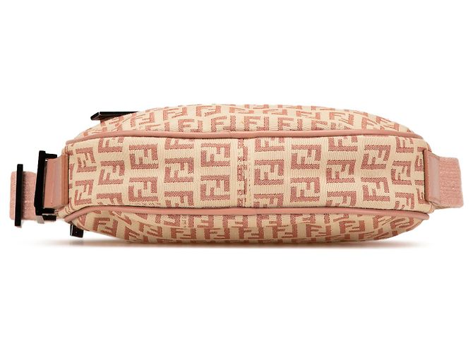 Fendi Beige Zucchino Canvas Crossbody - vista 3