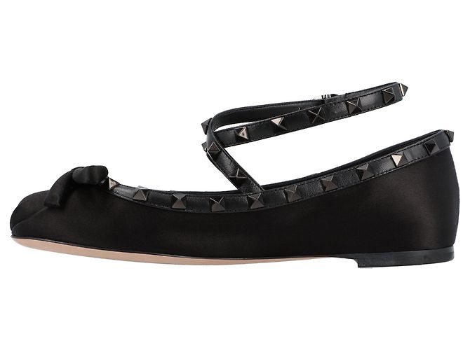 Valentino Garavani Bailarinas Valentino Rockstud Negras Negro - vista 2