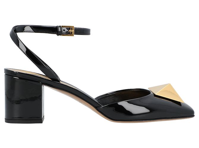 Valentino Garavani Décolleté One Stud Valentino Nero - vista 6