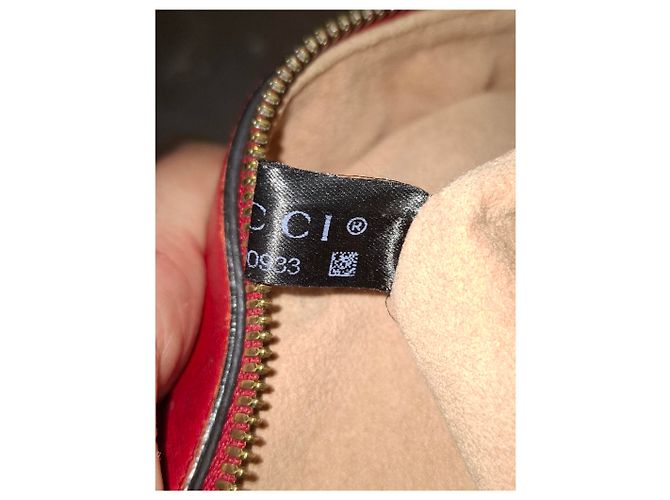 Gucci Quilted Marmont Backpack Bag in Red Leather - view 18