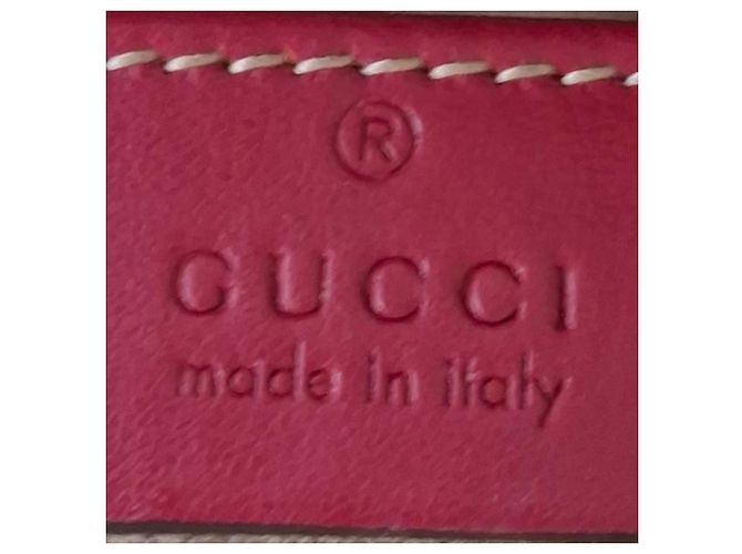 Gucci Quilted Marmont Backpack Bag in Red Leather - view 9