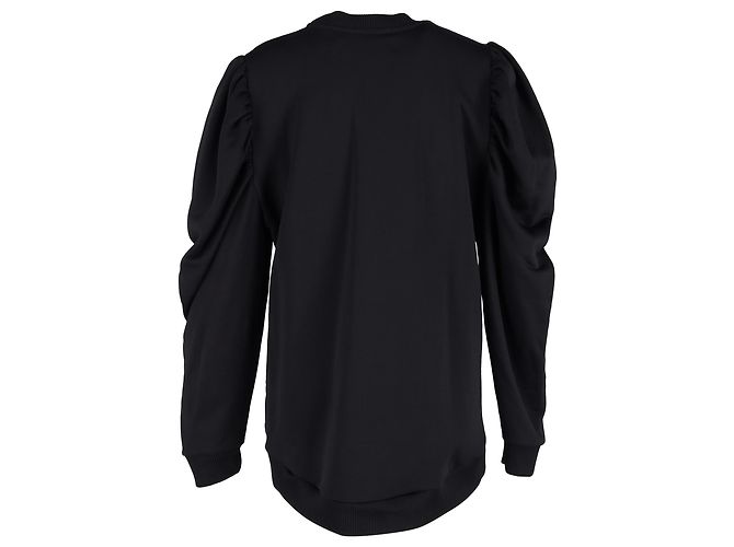 Marques Almeida Bischofärmeliges Sweatshirt aus schwarzer Baumwolle - Ansicht 3