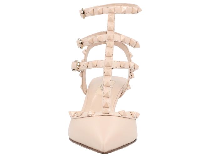 Valentino Garavani Pumps Valentino Rockstud Beige Marrone - vista 5