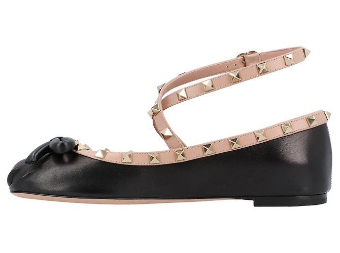 Valentino Garavani Bailarinas Valentino Rockstud Negras Negro - vista 2