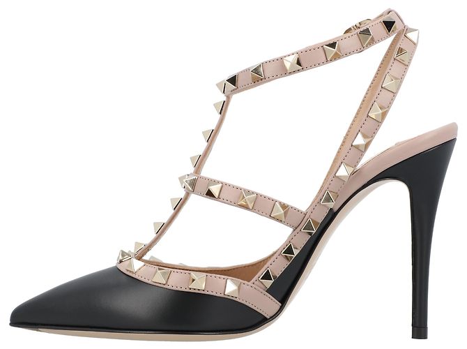 Valentino Garavani Pumps Valentino Rockstud Neri Nero - vista 2