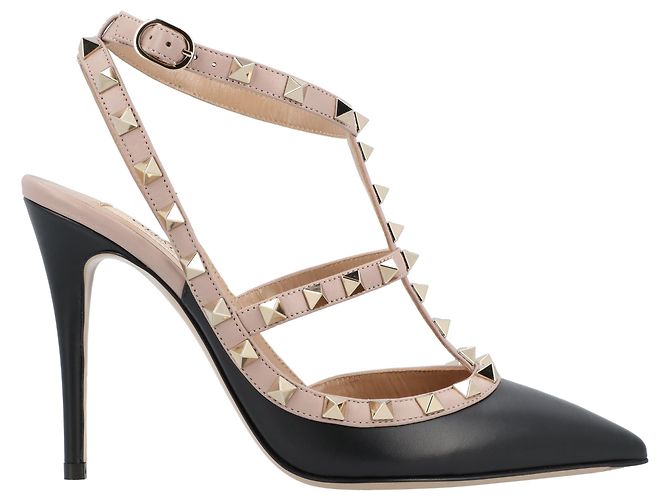 Valentino Garavani Pumps Valentino Rockstud Neri Nero - vista 5