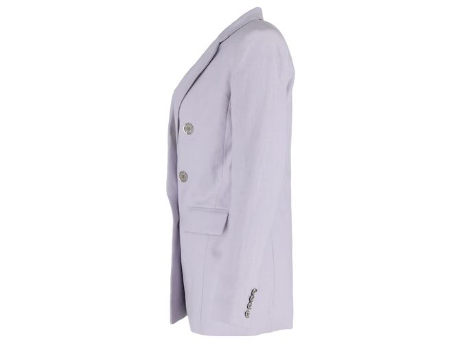 Blazer duplo em linho roxo da Michael Kors - vista 2
