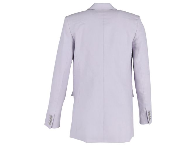 Blazer duplo em linho roxo da Michael Kors - vista 3