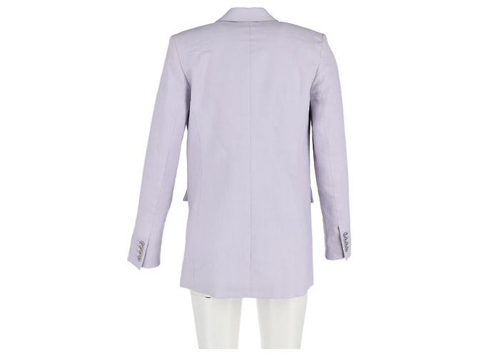 Blazer duplo em linho roxo da Michael Kors - vista 6