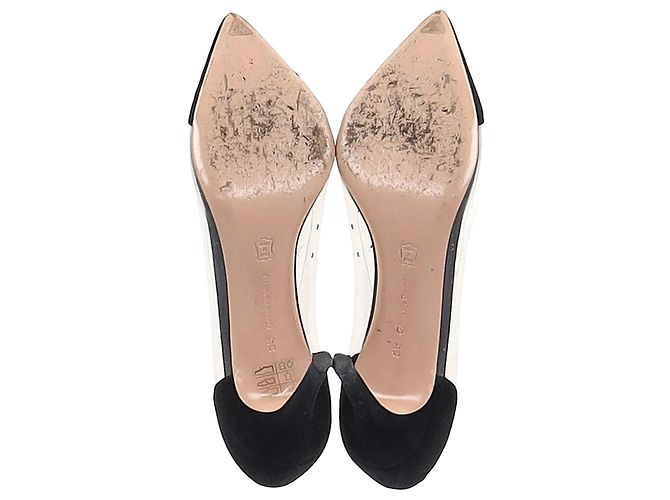 Pumps Plexi 85 in PVC Gianvito Rossi in suede nero - vista 6