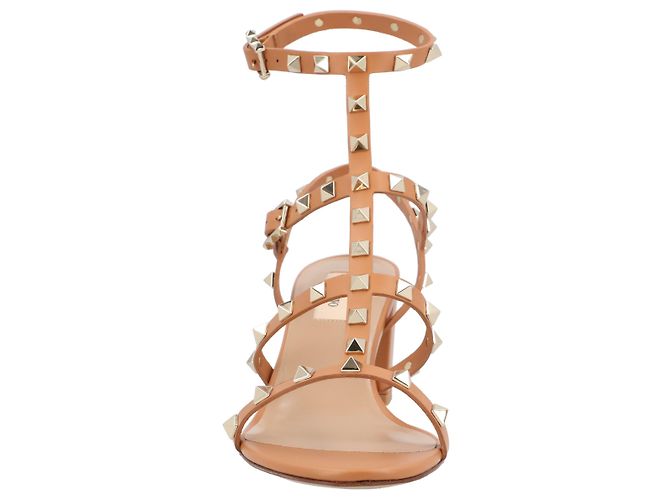 Rockstud Sandalen von Valentino Garavani Braun - Ansicht 5