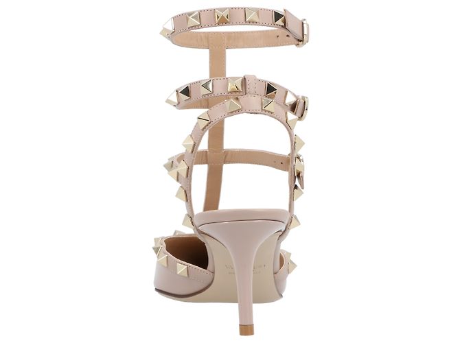 Valentino Garavani Valentino Rockstud 65Mm Nude Marrone Carne - vista 3