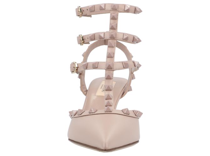 Valentino Garavani Pumps Valentino Rockstud Beige Marrone - vista 5