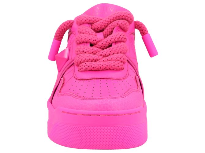 Valentino Garavani Sneakers in pelle Valentino One Stud XL rosa - vista 5