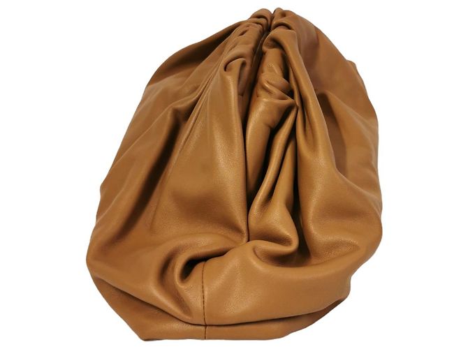 Bottega Veneta The Pouch Clutch Marrone - vista 5