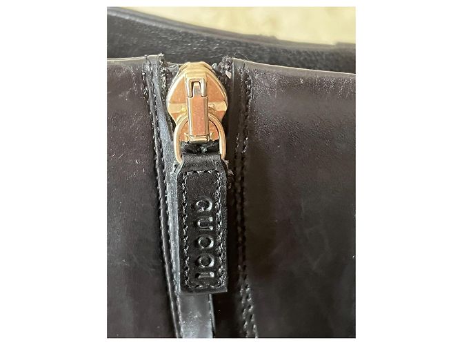 Stivaletti Gucci in pelle nera Nero - vista 6