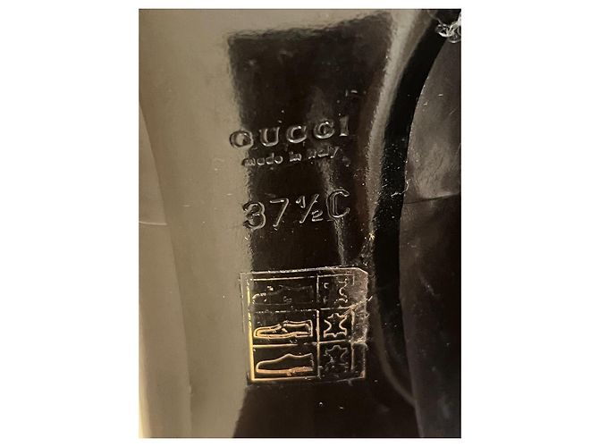 Stivaletti Gucci in pelle nera Nero - vista 9