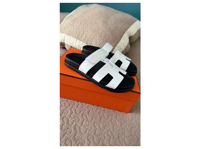 Hermès Sandalen Weiß - Ansicht 7