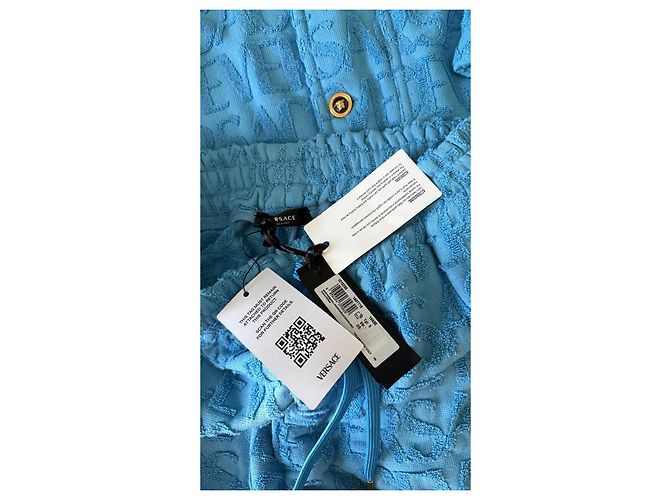 Versace Hemd aus blauer Baumwolle - Ansicht 3