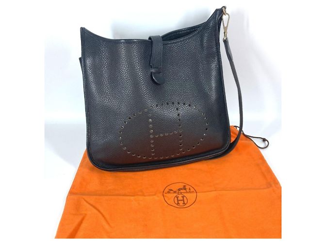 Hermès Borsa Hermes Evelyn 2 GM Nero - vista 8